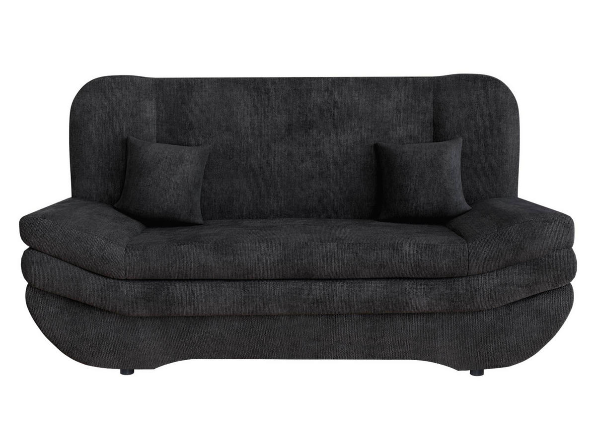 SCHLAFSOFA Weronika - Schwarz, Holz/Kunststoff (200/95/90cm) - MIRJAN24