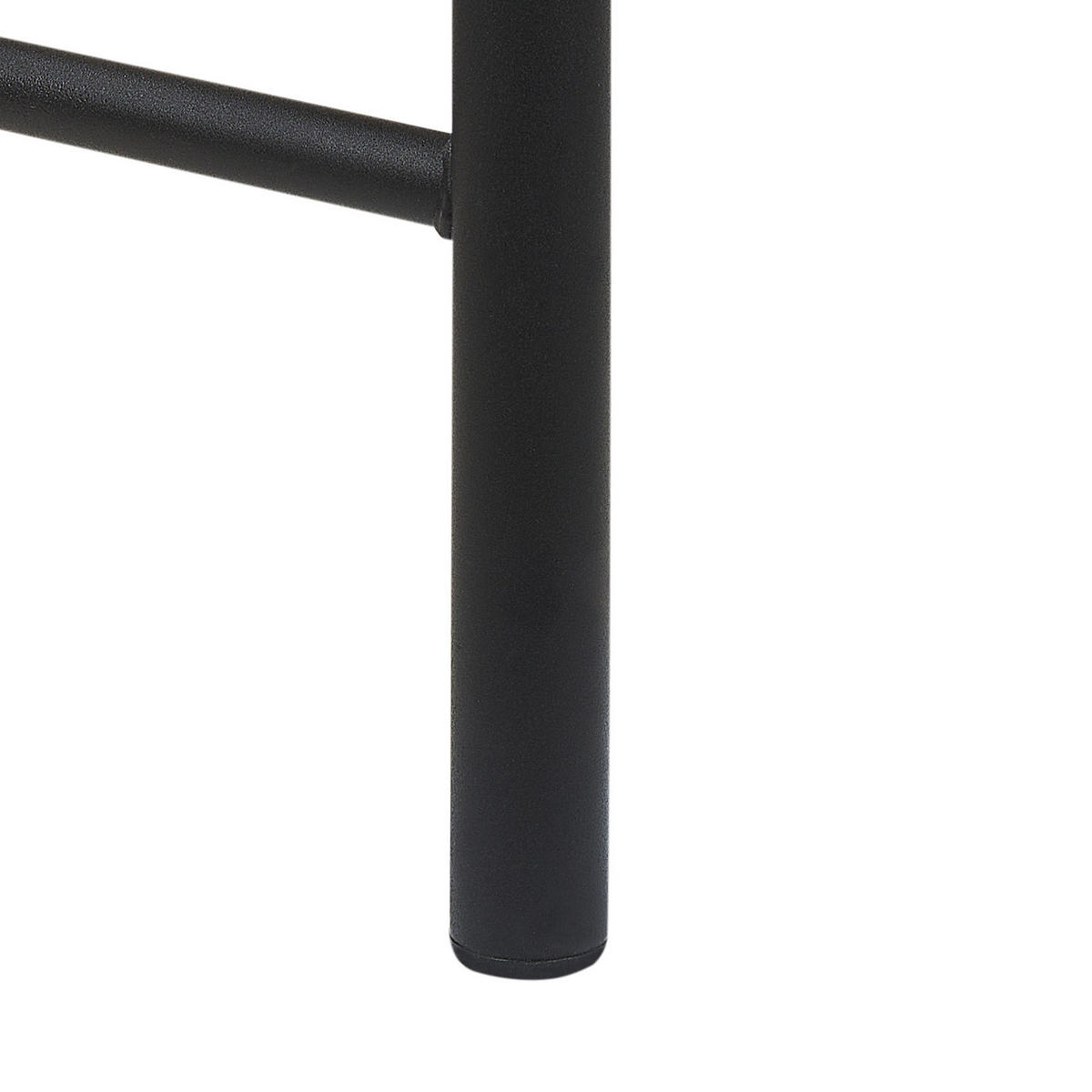 BETT mit Lattenrost 160x200 cm Schwarz Mauressac - Schwarz, Metall (160/200cm) - Beliani