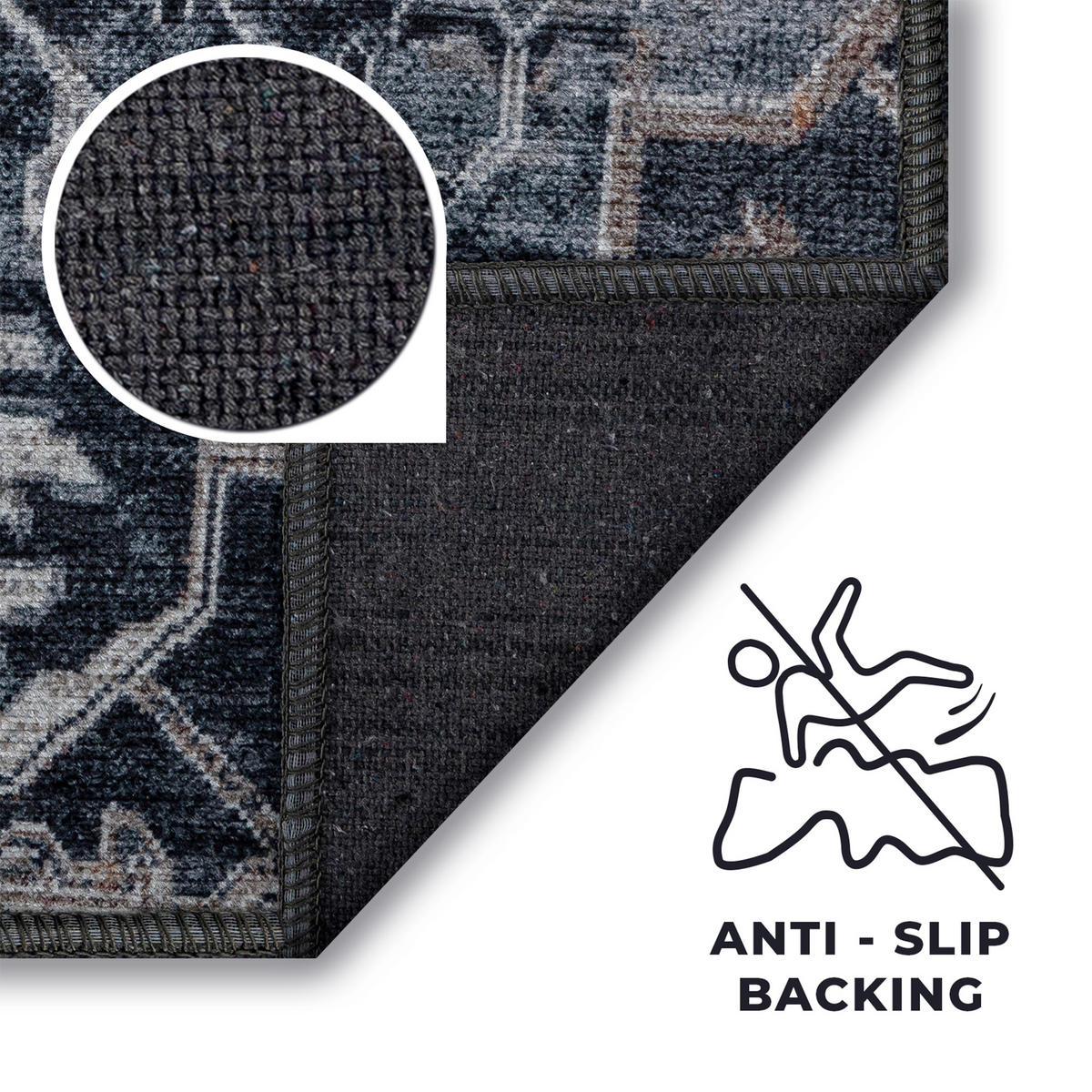 TEPPICH RITZ Anthrazit 200/300 cm - Anthrazit, Textil (200/300cm) - Tapiso