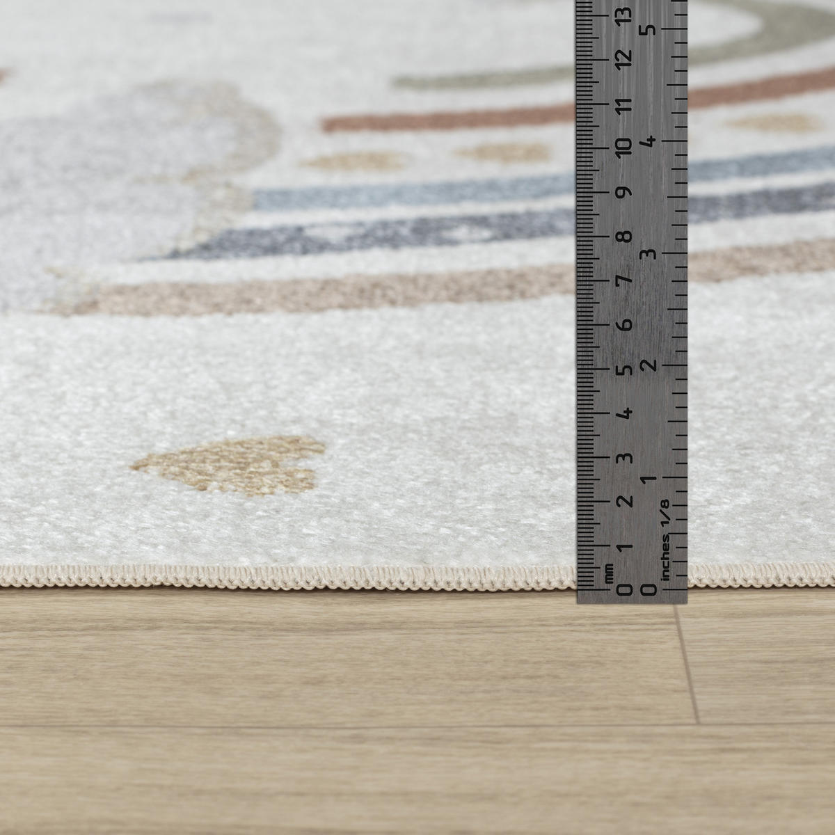 KINDERTEPPICH Maschinenwaschbar 80/150 cm Mehrfarbig - Multicolor, Naturmaterialien/Textil (80/150cm) - LIVABLISS