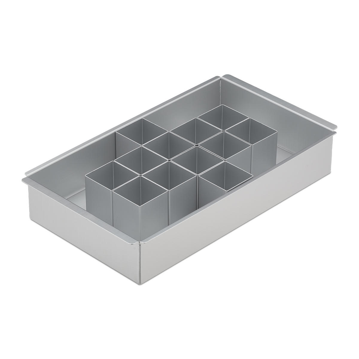 FORMA na koláč - strieborná, kov (31.5/5.5/18cm) - Relaxdays