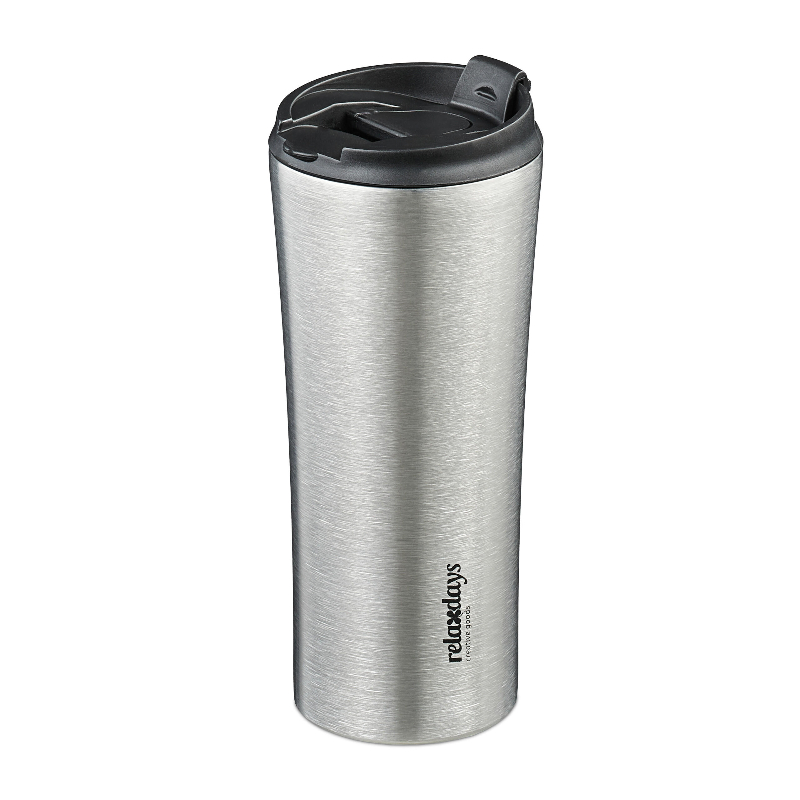 CANA Argintiu Negru inox 400 ml
