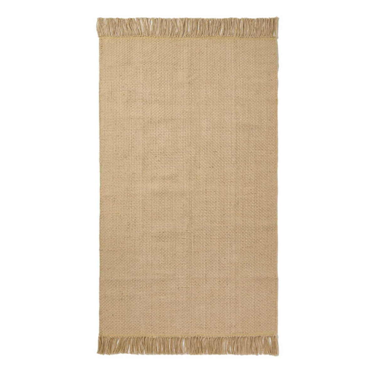 JUTETEPPICH Zaphyr handgewebt 90/150 cm - Naturfarben, Naturmaterialien (90/150cm) - Homescapes