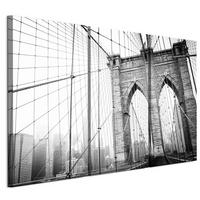 LEINWANDBILD Stadt 90x60 cm - Multicolor, Holz (90/60cm) - LUMASOUL