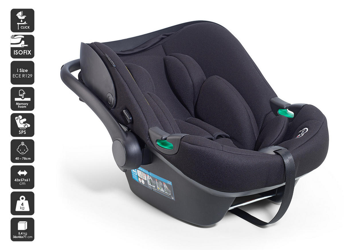 BABYSCHALE Travel XP Isize - Schwarz, Kunststoff (46/36cm) - BabyGo