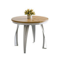 ESSTISCH ausziehbar Ø 100 LUGOS Eiche craft - Braun, Holzwerkstoff (100/100/77cm) - Compleo24