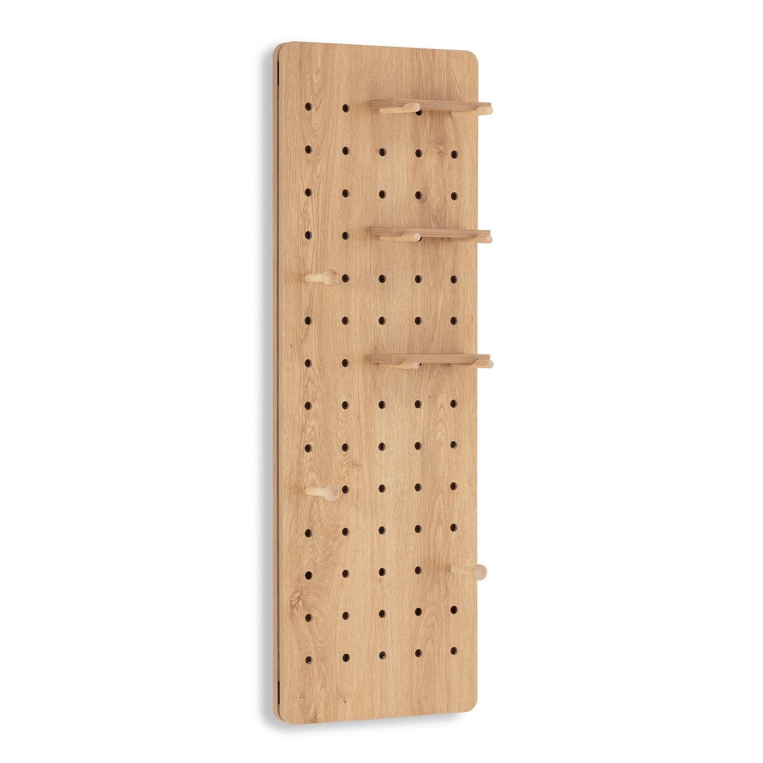 GARDEROBEN mit Spiegel Verona Eiche-Optik - Honigeiche, Holzwerkstoff (40/120/4cm) - VS Venta-stock
