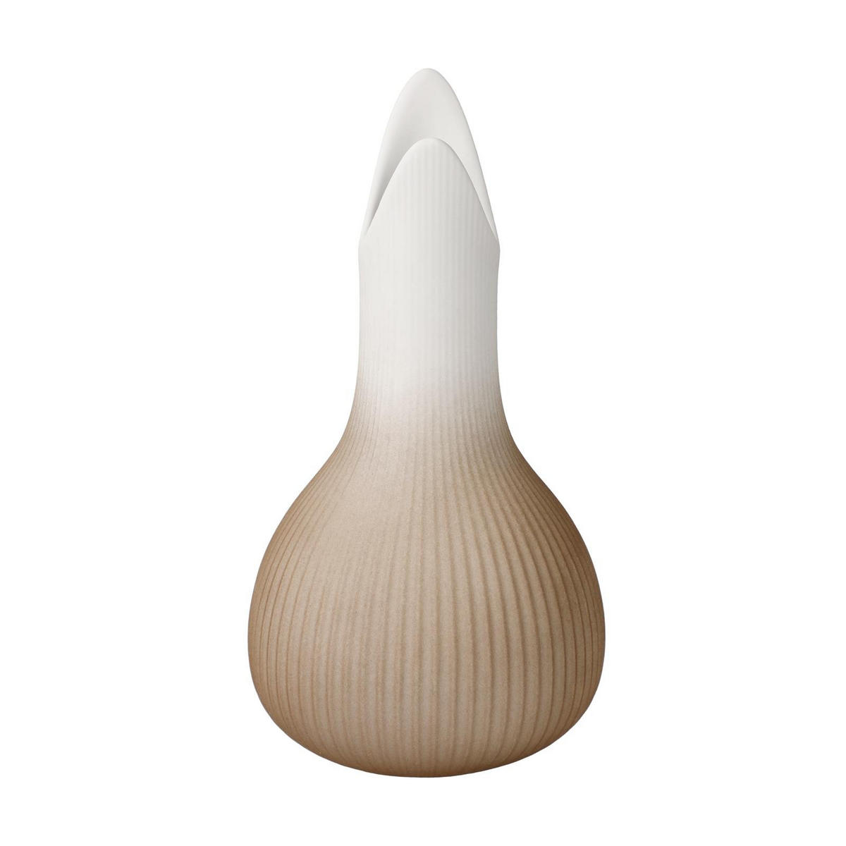 VASE Studio 8 Raindrop Powder beige 15 cm - Beige, Keramik (15cm) - Goebel