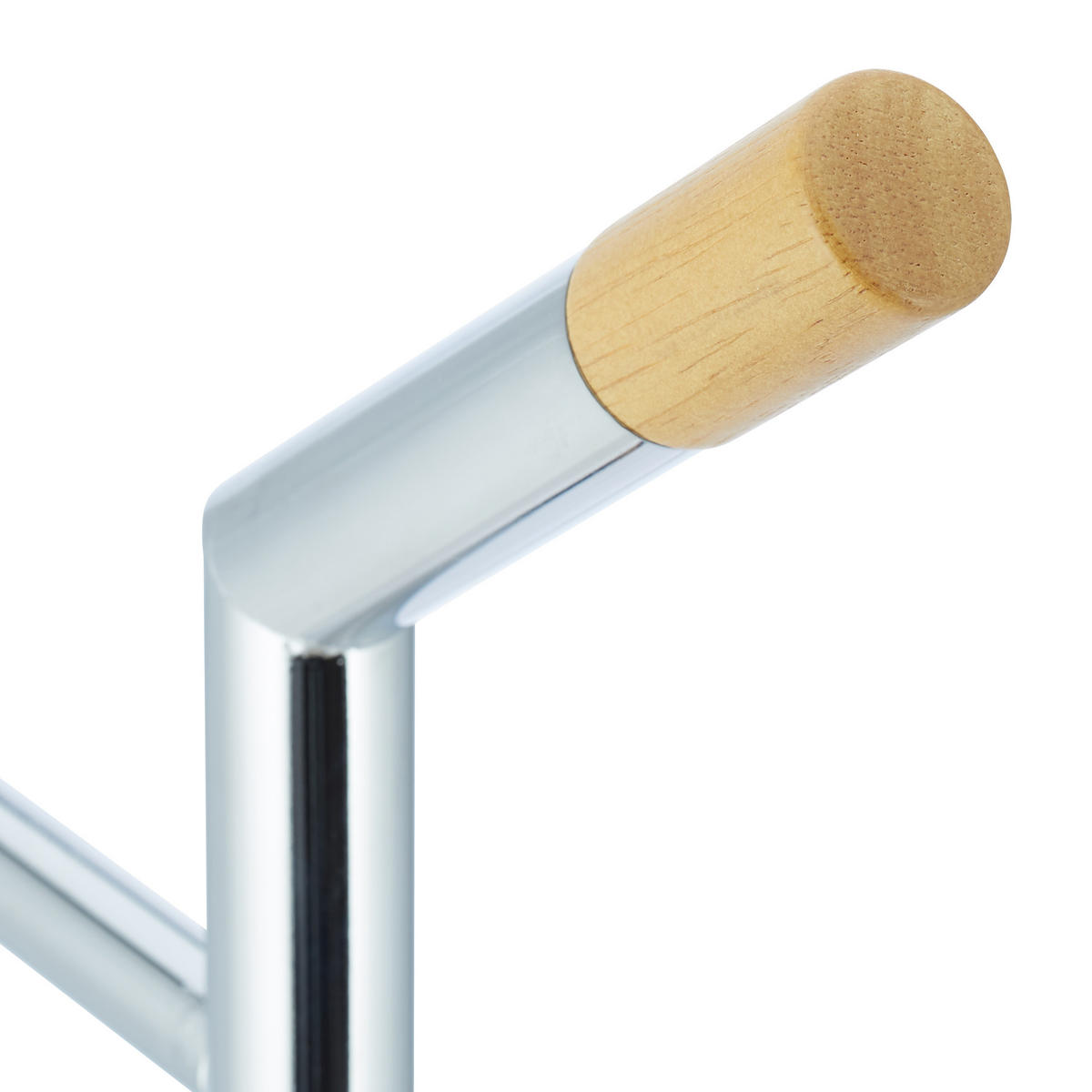 WC Garnitur - Multicolor, Holz/Metall (24/90/20cm) - Relaxdays