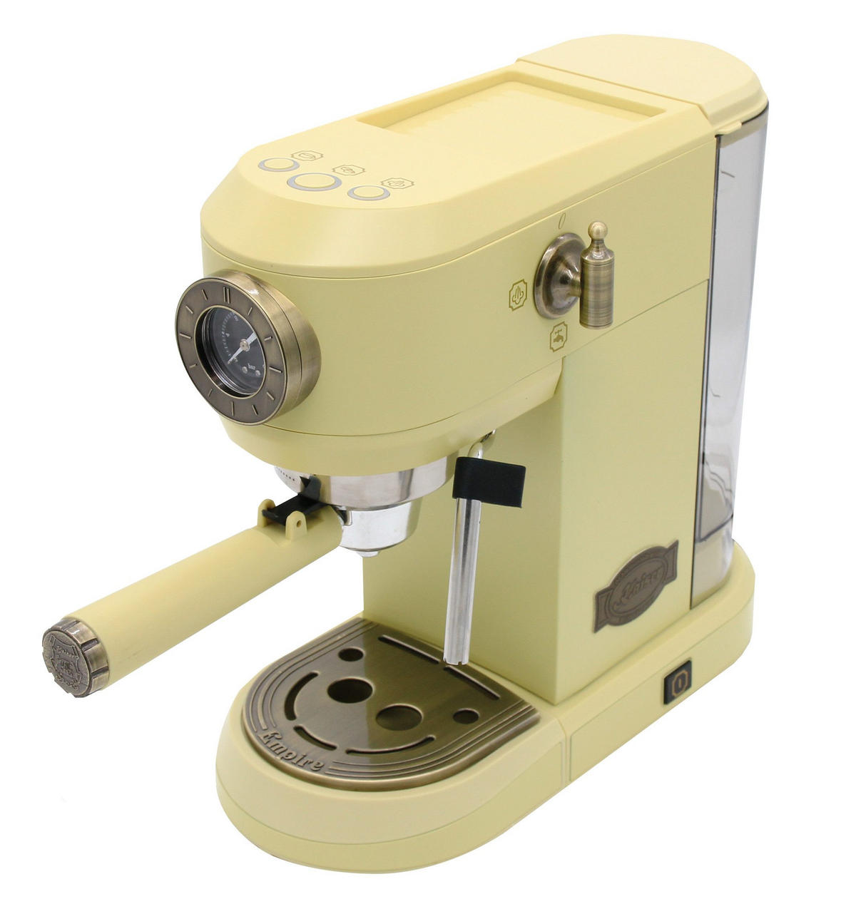 KAFFEEMASCHINE KA 2005 ElfEm, Elfenbein, 19 bar, Siebträger-Espressomaschine - Beige, Metall (14.5/31/29.5cm) - Kaiser Küchengeräte