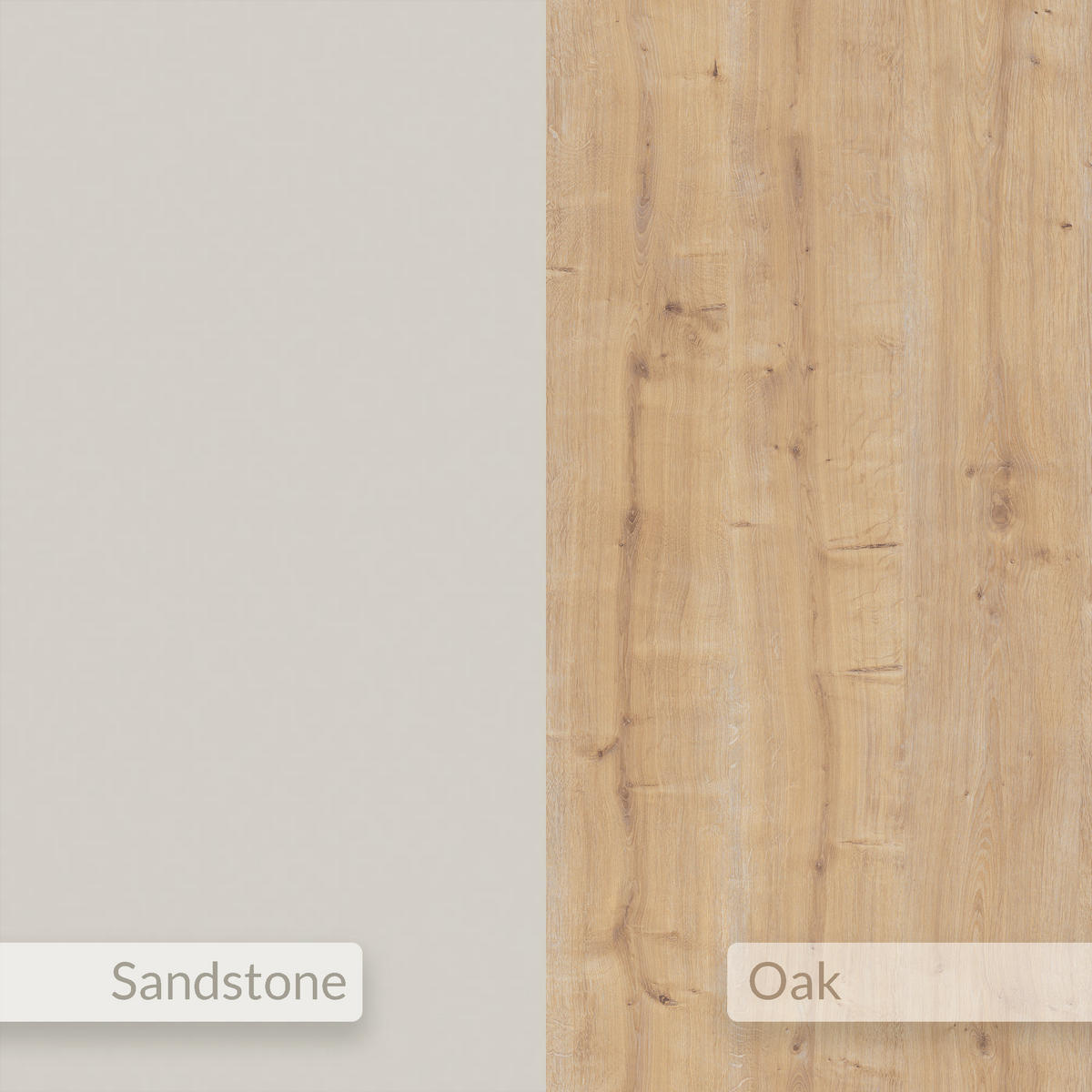 LOWBOARD Glis Sandstein Eiche 90/45/35 cm - Multicolor, Holzwerkstoff (90/45/35cm) - Decortie