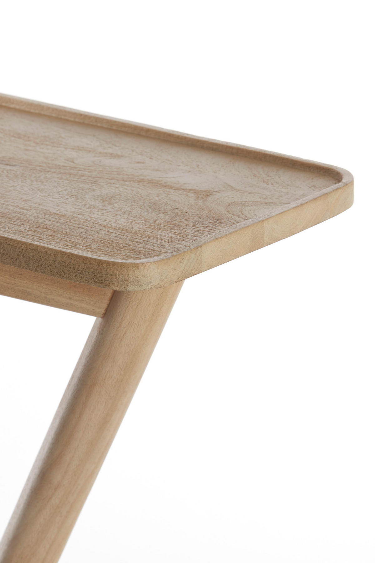 BEISTELLTISCH Qiano Braun 45/42/63 cm - Braun, Holz (45/42/63cm) - Light & Living