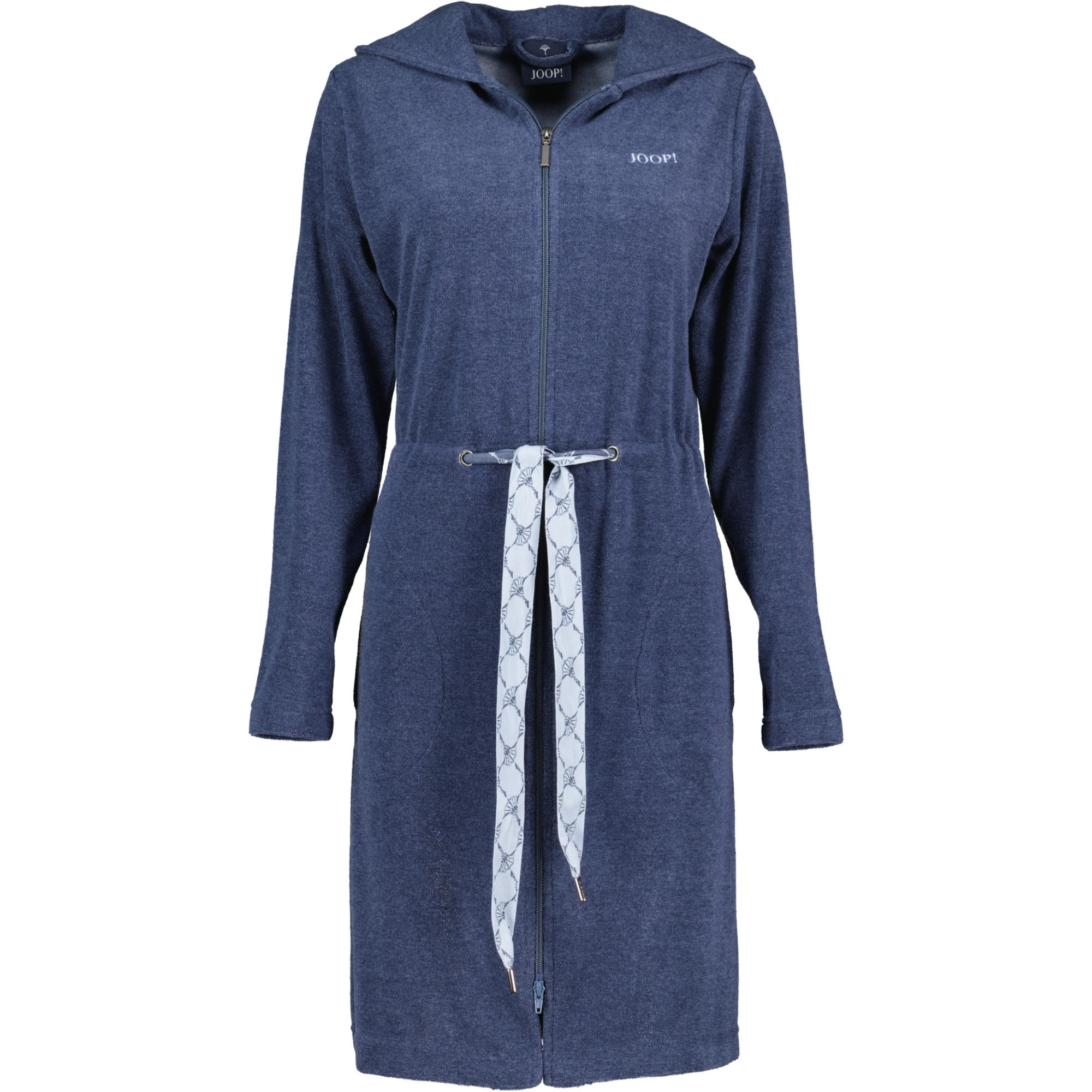 Thumbnail - Joop! Bademantel, Blau, Textil, Uni, Füllung: Baumwollfüllung, Gr. XS, female, Badtextilien, Bademäntel