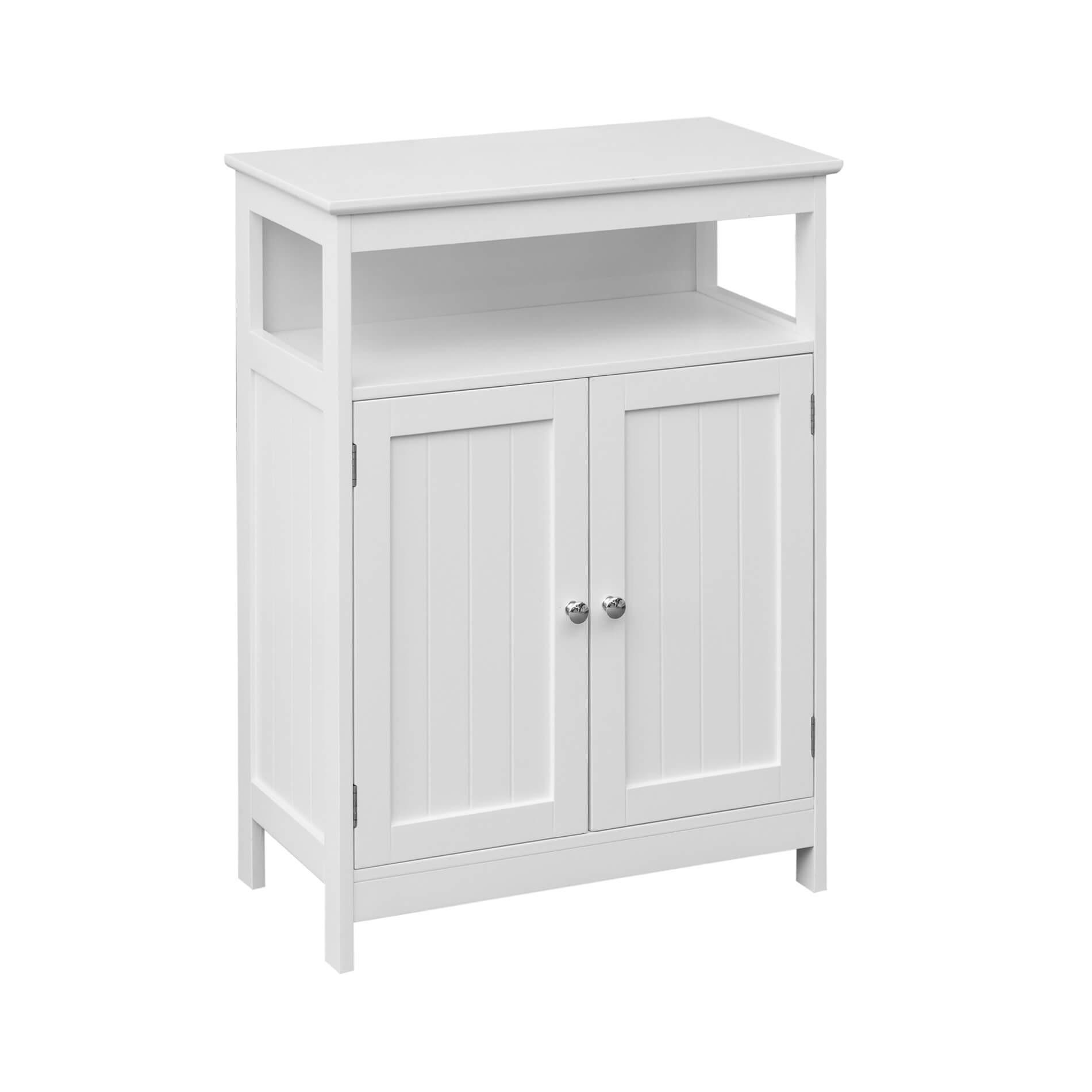 BADEZIMMERSCHRANK Weiß 30/60/80 cm - Weiß, Holzwerkstoff (30/80/60cm) - Mobili Rebecca