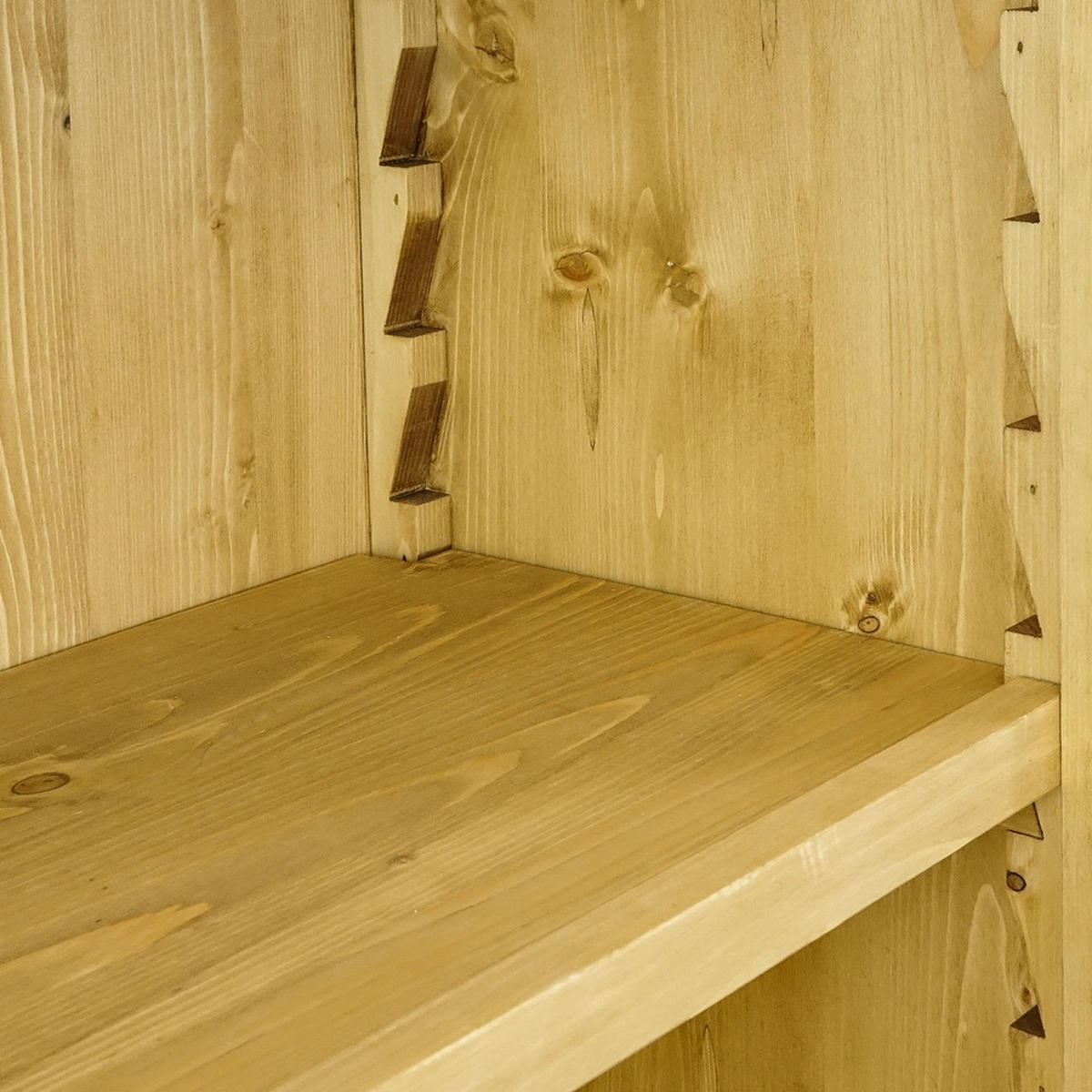 BÜCHERREGAL aus Massivholz JAGNA - Honig, Holz (90/200/38cm) - Seart