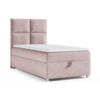 BOXBETT mit Bettkasten Trinity K2-SINGLE Bonellfederkern inkl - Rosa, Holz/Holzwerkstoff (100/200cm) - Best For Home