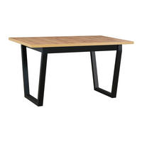 ESSTISCH Ikon 2 M,140/80 cm, wotan - Eiche Wotan, Holz (80/140/78cm) - Leaf Design