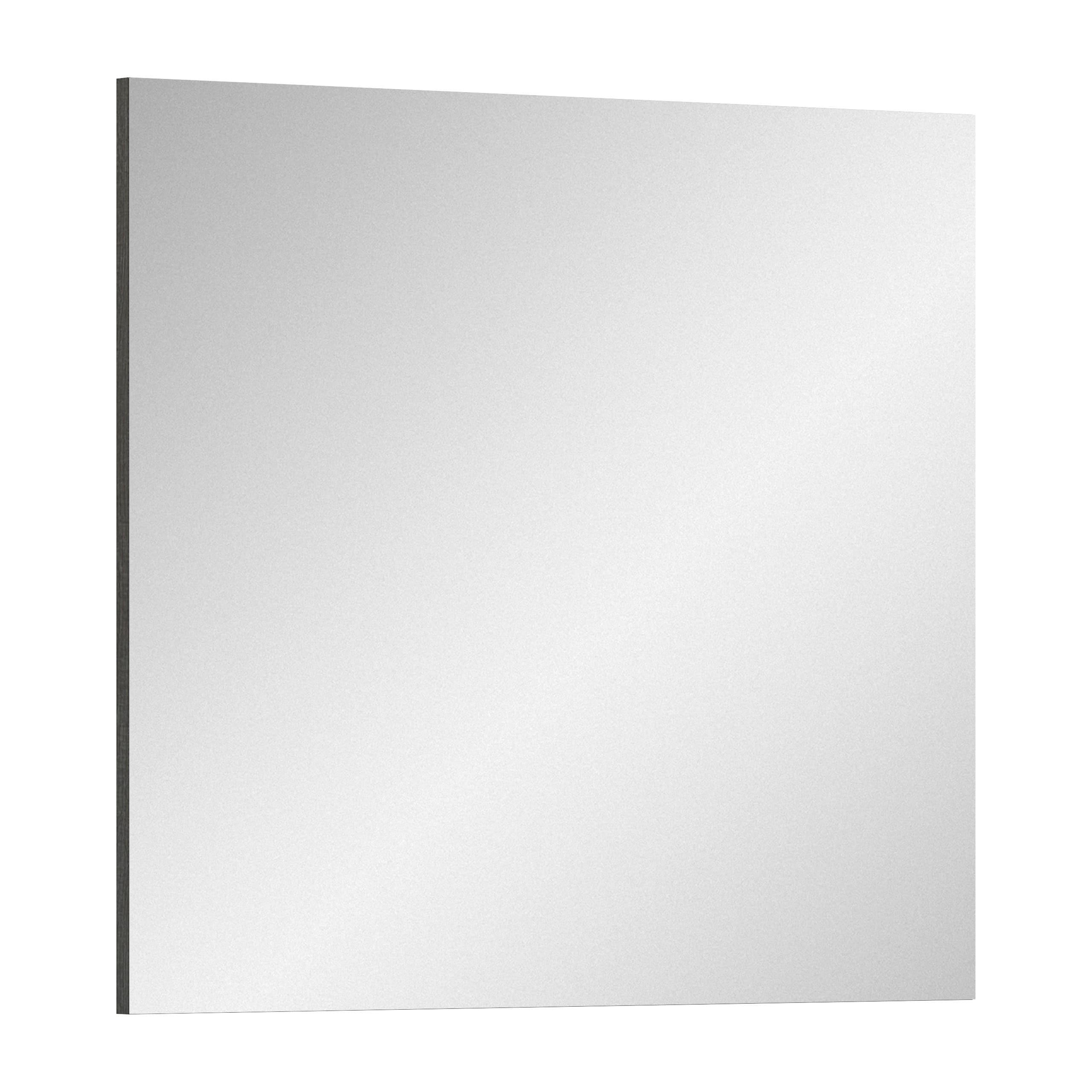 SPIEGEL SALSA (B/H/T: ca. 60/192/37 cm) in Rauchsilber Nachbildung/weiß hochglanz - Silberfarben, Holzwerkstoff (60/192/37cm)