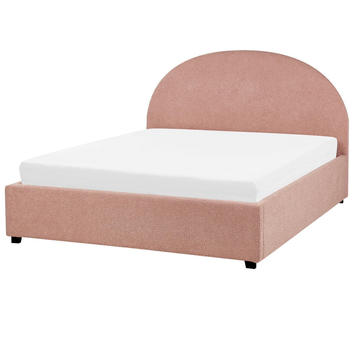 BETT mit Stauraum 140x200 cm Rosa Vaucluse - Pink, Textil (140/200cm) - Beliani