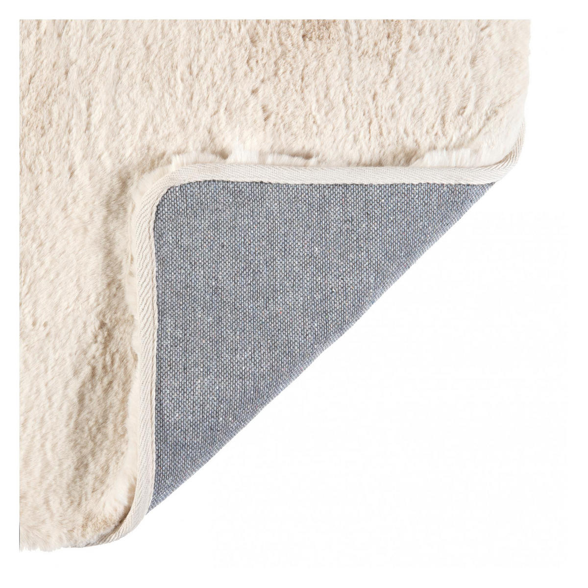 TEPPICH Eddy elfenbein 160 x 230 cm - Weiß, Textil (160/230cm) - Vivaraise