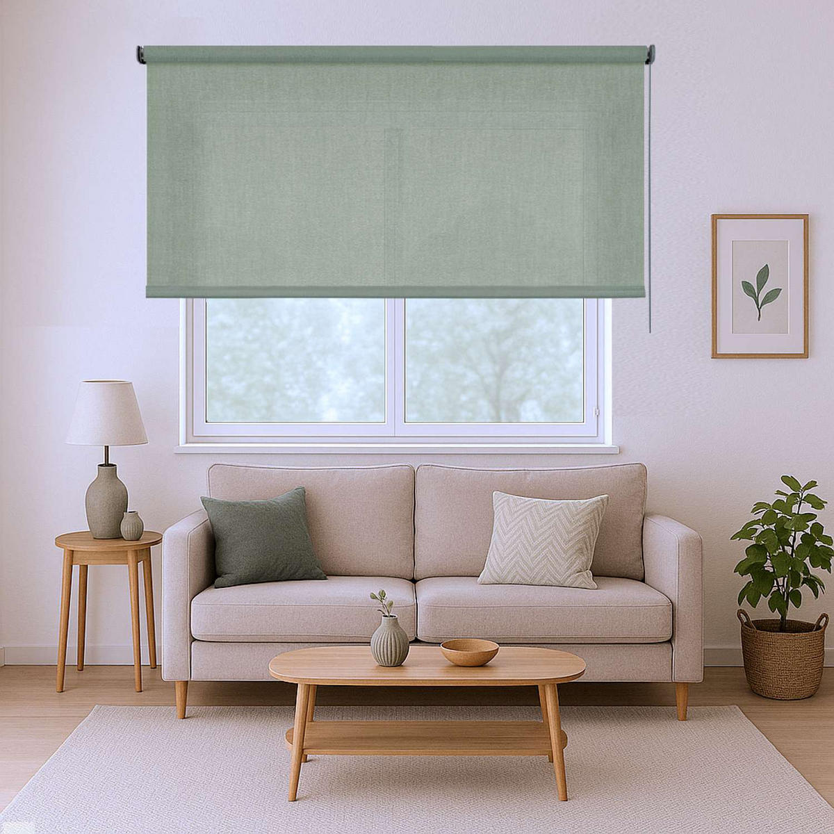 ROLLO | Deco Grün, 45 cm x 180 cm - Grün, Kunststoff (45/180cm) - STORESDECO