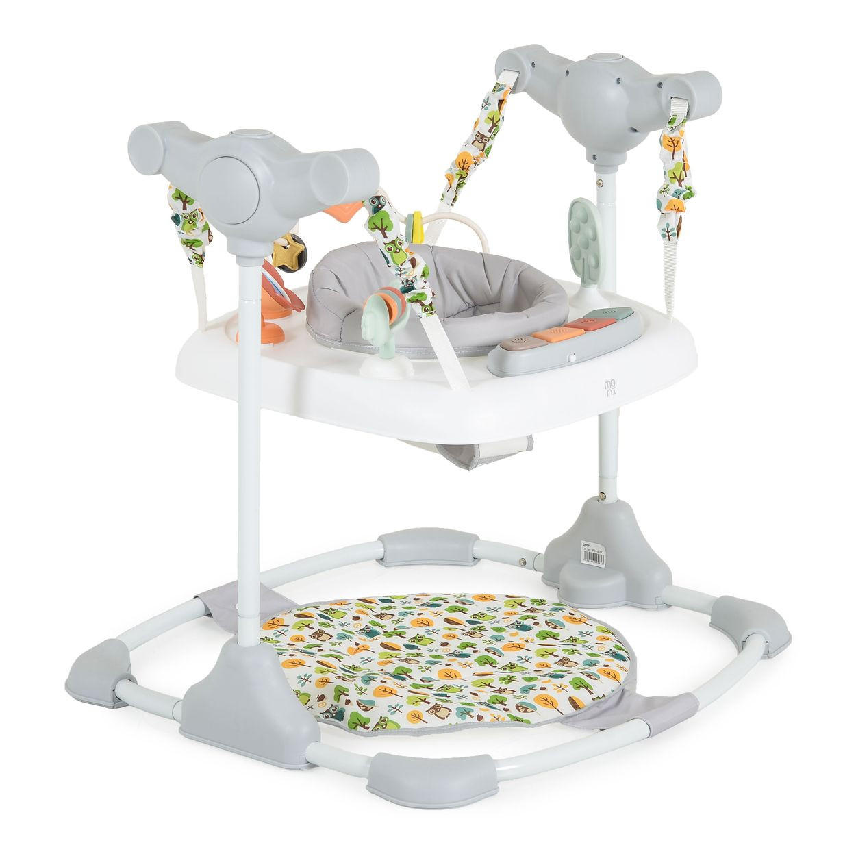 HOPSER Hop grau höhenverstellbar 360 drehbarer Sitz Spielcenter - Silberfarben, Kunststoff (72/73/72cm) - Moni