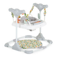 HOPSER Hop grau höhenverstellbar 360 drehbarer Sitz Spielcenter - Silberfarben, Kunststoff (72/73/72cm) - Moni