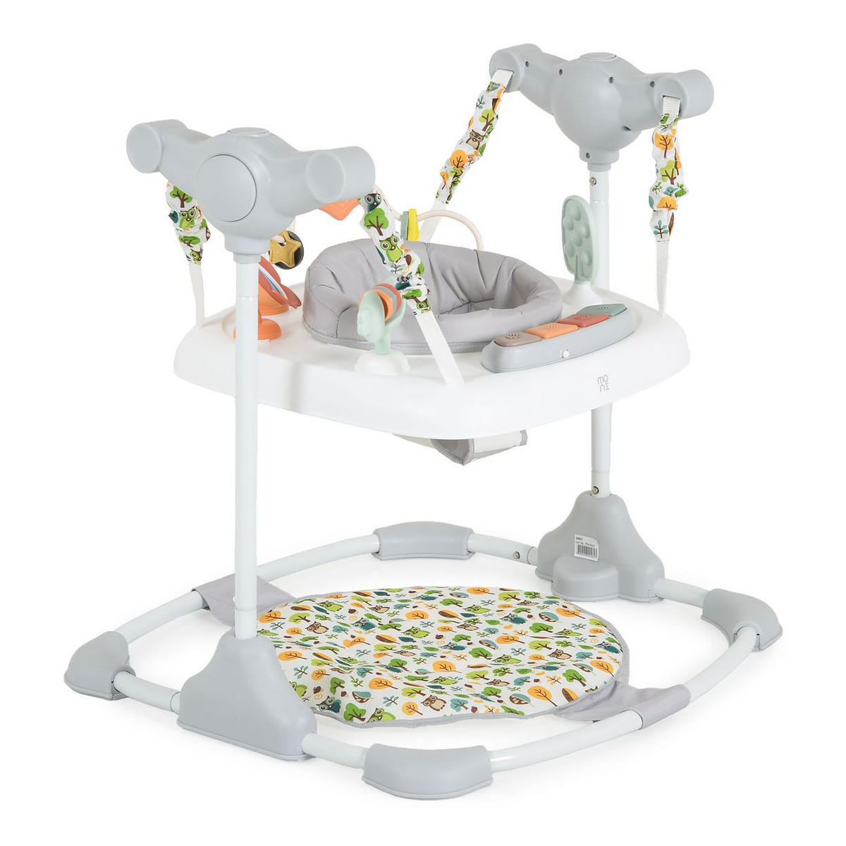 HOPSER Hop grau höhenverstellbar 360 drehbarer Sitz Spielcenter - Silberfarben, Kunststoff (72/73/72cm) - Moni