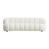 SOFA - 3 Personen - stoff - gebrochenes weiß Coliani - Weiß, Holz/Textil (227/73/94cm) - Vente-Unique