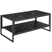 COUCHTISCH Schwarz 106/50/47 cm - Schwarz, Holz (50/106/47cm) - PANGIVO