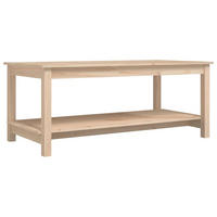 COUCHTISCH 110x55x45 cm Massivholz Kiefer - Braun, Holz (110/55/45cm) - furnicato
