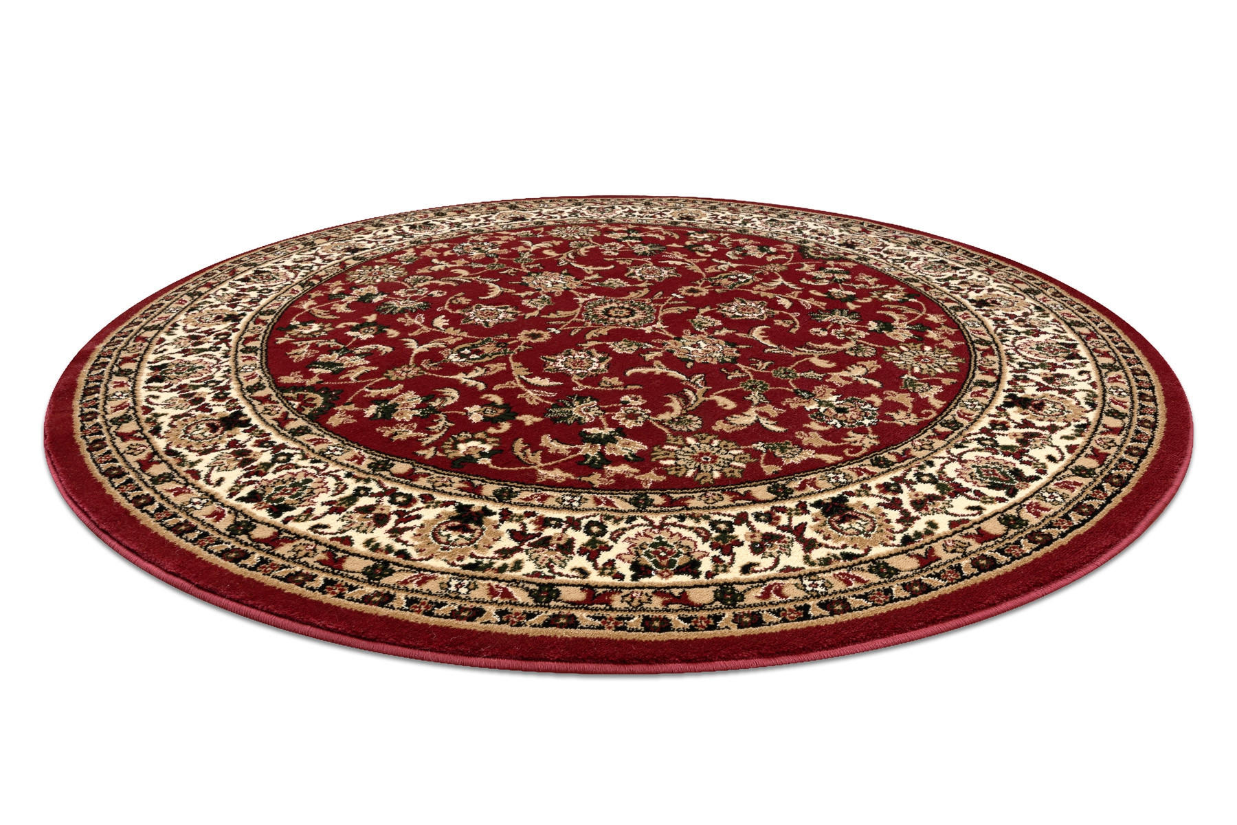 TEPPICH Royal 200 cm - Rot, Textil (200/200cm) - rugsX