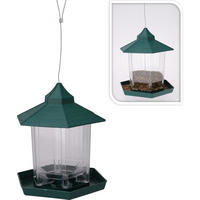 VOGELHAUS Basic Grün 19/19/22 cm Kunstoff - Grün, Kunststoff (19/22/19cm) - Mondex