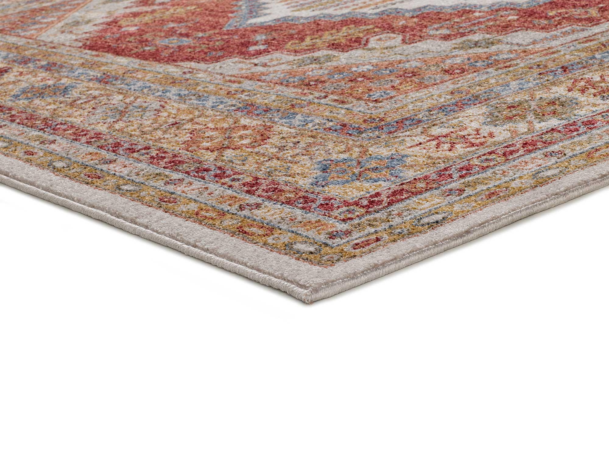 VINTAGE-TEPPICH Rostfarbe Anthea 140/200 cm - Rostfarben, Naturmaterialien/Textil (140/200cm) - Atticgo