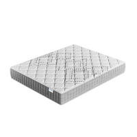 TASCHENFEDERKERNMATRATZE höhe 20cm 180x200cm - Weiß, Naturmaterialien (180/200cm) - November Sleep