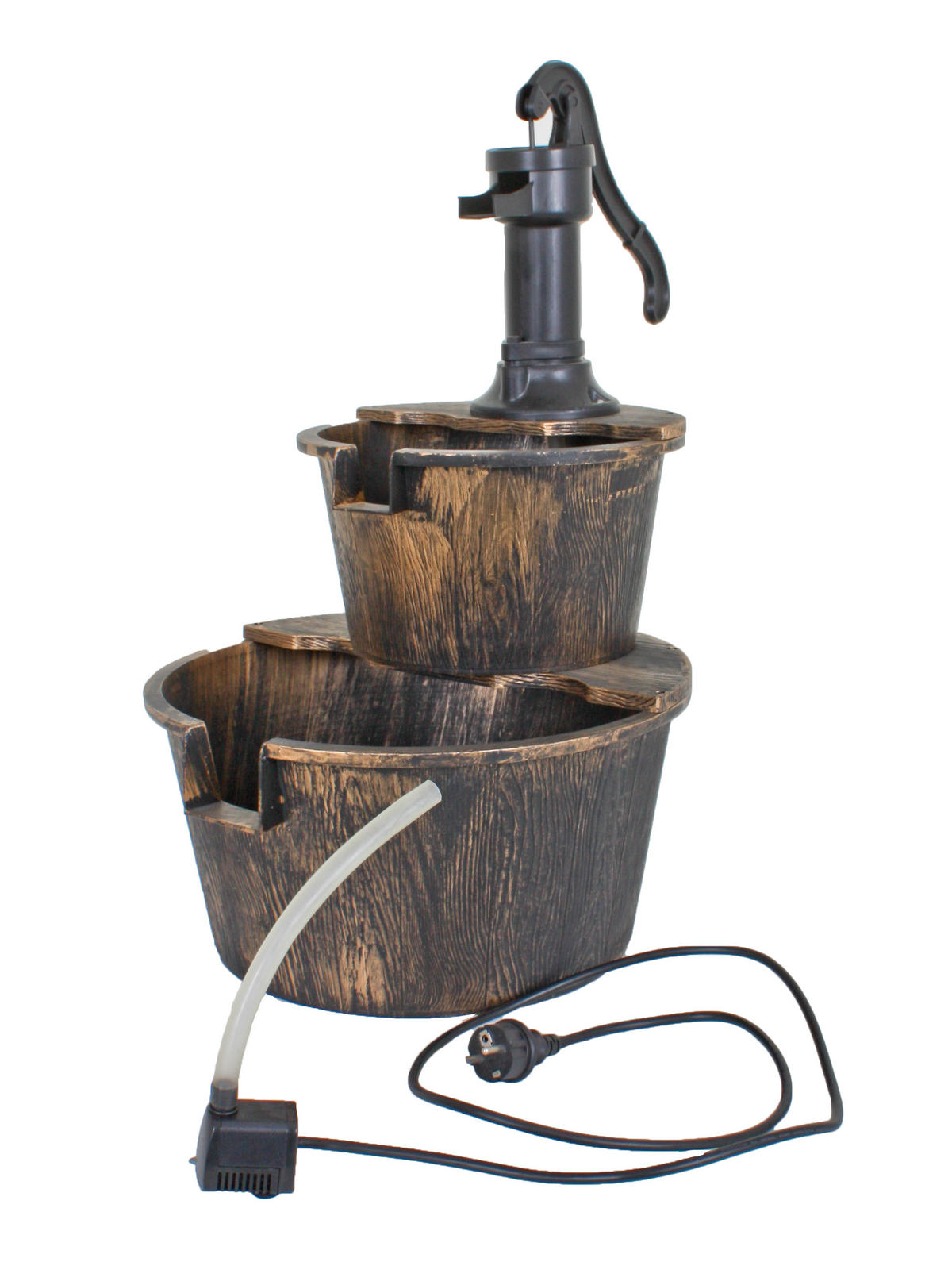 BRUNNEN Johann Holzoptik Bronzefarbend 68x41,5x41,5cm - Bronzefarben, Kunststoff (41.5/41.5/68cm) - DELUKE