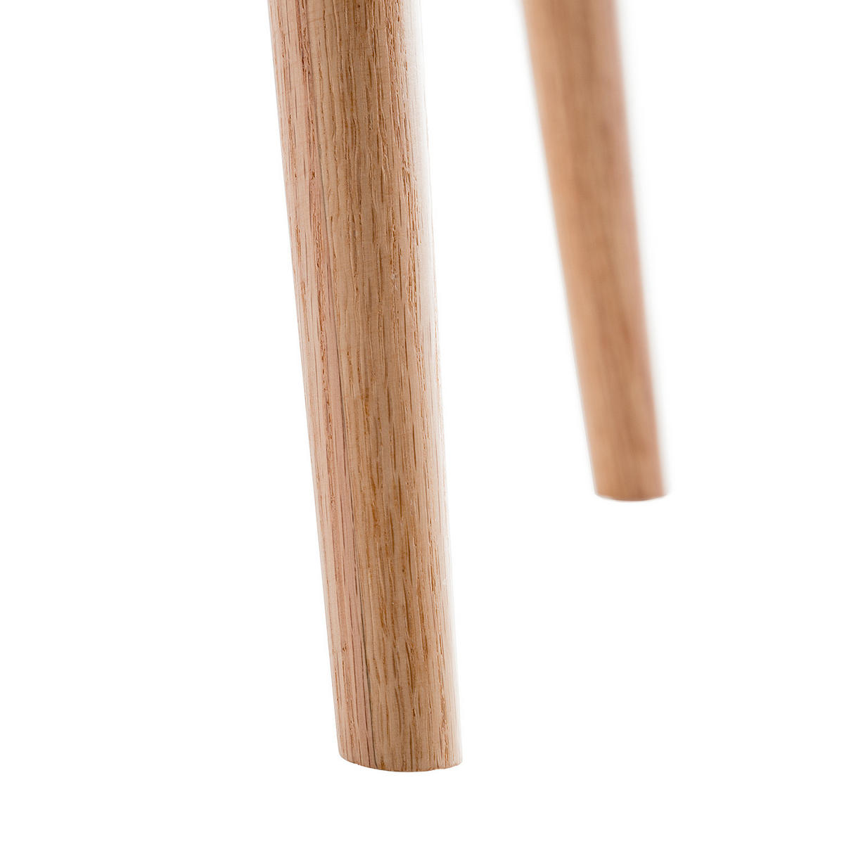 BARTISCH - Eiche teilmassiv - Weiß, Holzwerkstoff (60/60/100cm) - home24