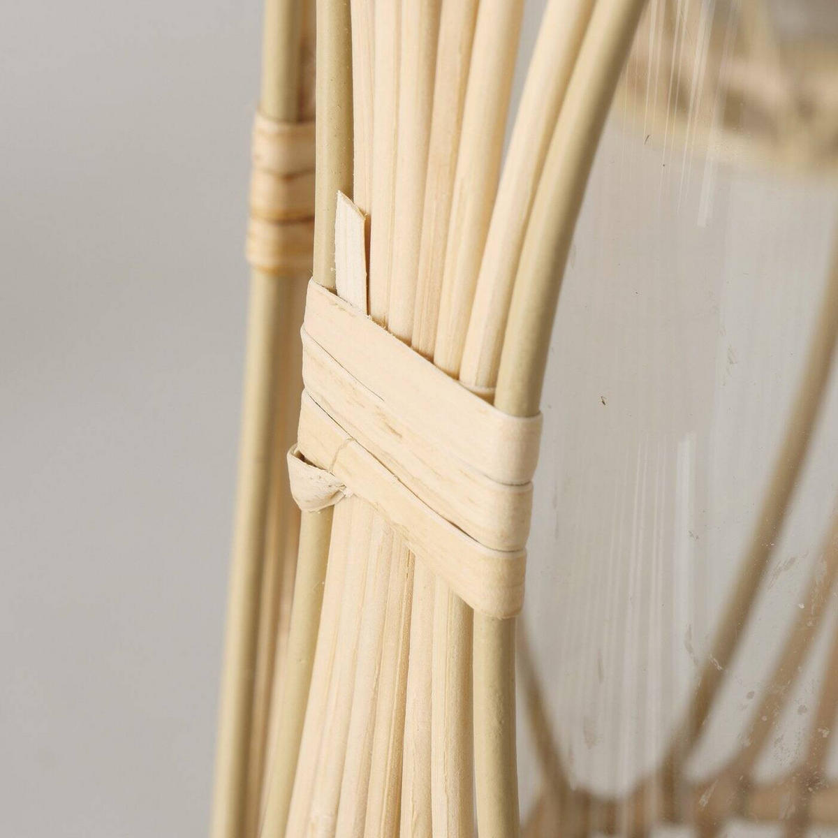 KERZENSTÄNDER Eireen 2er-Set - Braun, Naturmaterialen (15/27/15cm) - Boltze Home