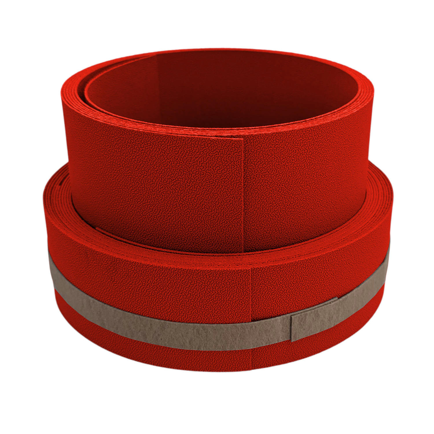 SICHTSCHUTZSTREIFEN Premium Akzentstreifen Set DUO Rot 2,55m - Rot, Kunststoff (255/19cm) - ZAUN|ZU