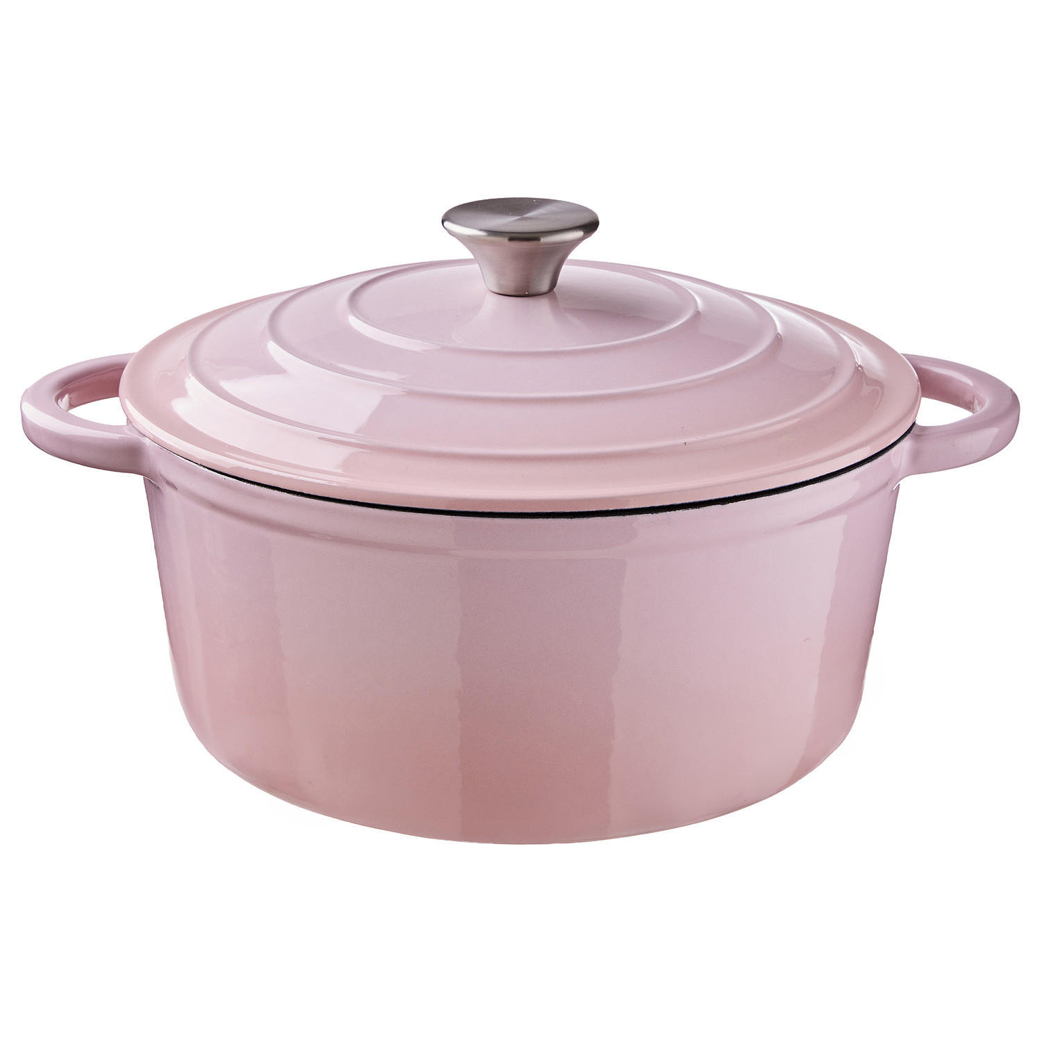 Butlers Gusseisentopf Pink 33x26x12 cm