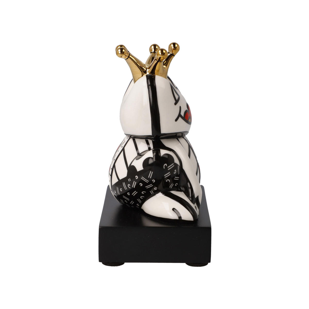 DEKOFIGUR Romero Britto - Golden Prince, Pop Art, Porzellan, Bunt, 14.5 cm - Multicolor, Keramik (7.5/14.5/11.5cm) - Goebel