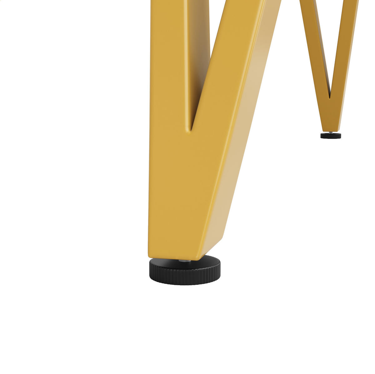 ESSTISCH 100/100/76 cm Gold aus MDF mit Marmoroptik - Goldfarben, Holzwerkstoff (100/100/76cm) - OKMYHOME