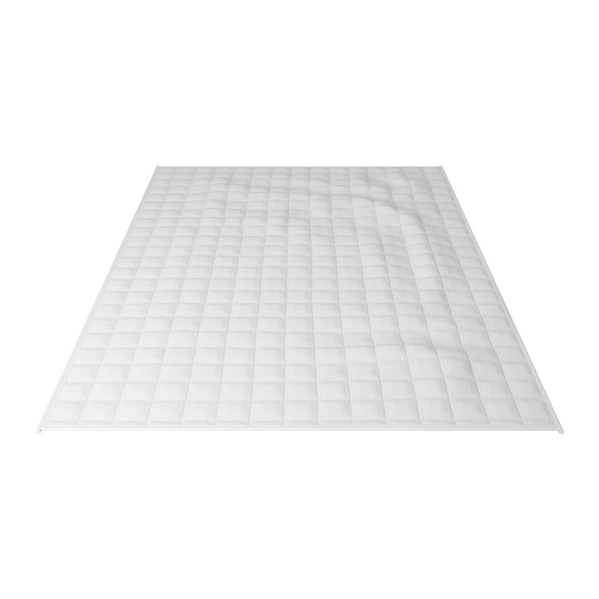 GEWICHTSDECKE Anti Stress Bettdecke 135x200 cm 9 kg - Weiß, Textil (135/200cm) - Juskys