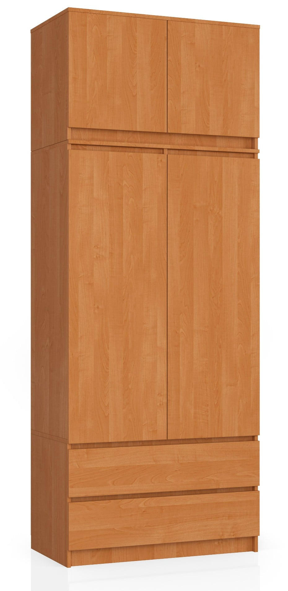 KLEIDERSCHRANK Erlefarben 234/90/51 - Erlefarben, Holzwerkstoff (90/234/51cm) - RAUMHIRSCH FURNITURE