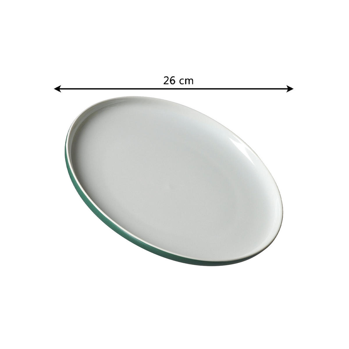 SPEISETELLER Jasper Grün ø 26.0 cm 4er Set - Grün, Keramik (26cm) - Ritzenhoff Breker