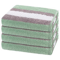 HANDTUCH Harmony 4er-Set - Hellgrün, Textil (50/100cm) - Ross