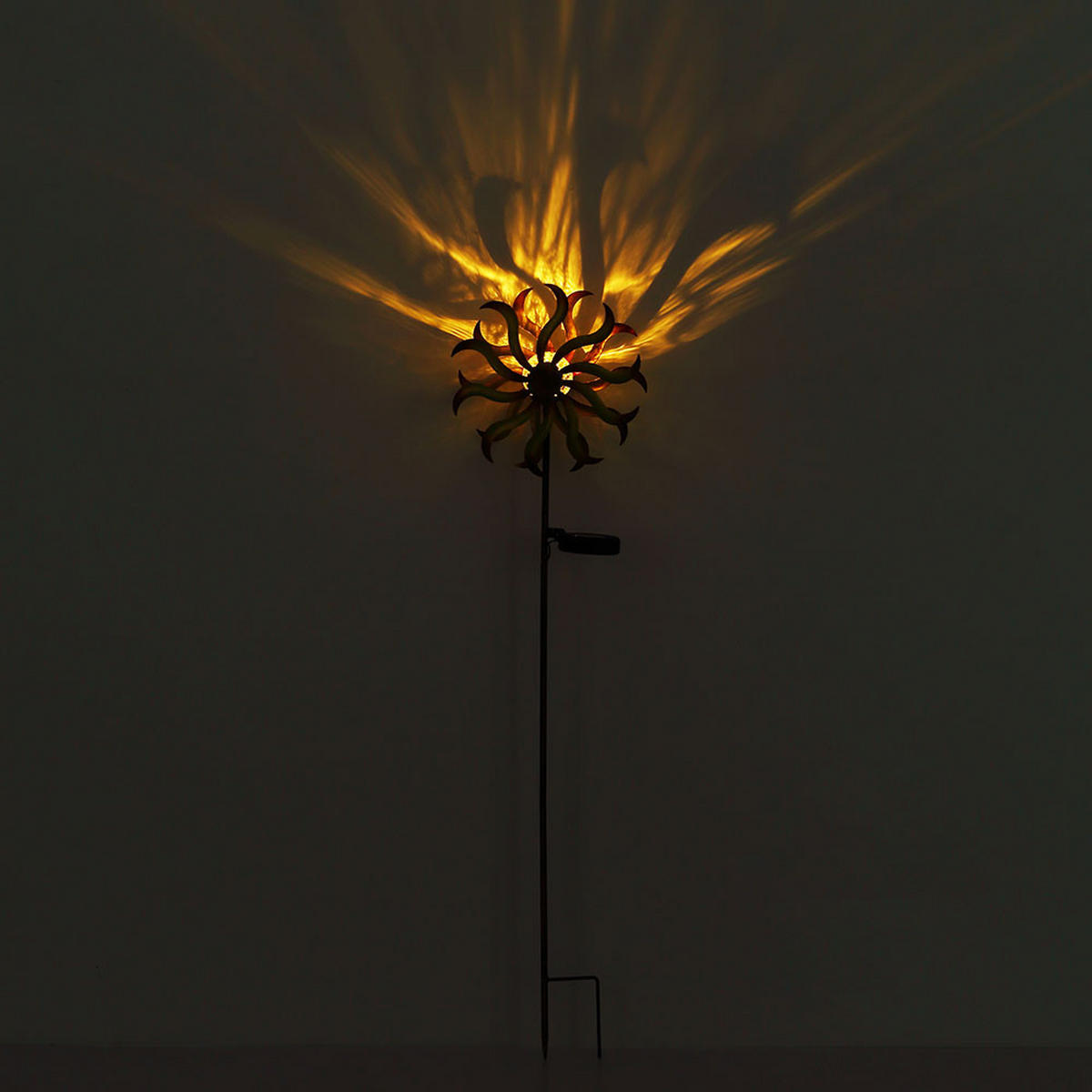 LED AUSSENLEUCHTE Metall Gold - Goldfarben, Glas (22/12/92cm) - Globo Lighting