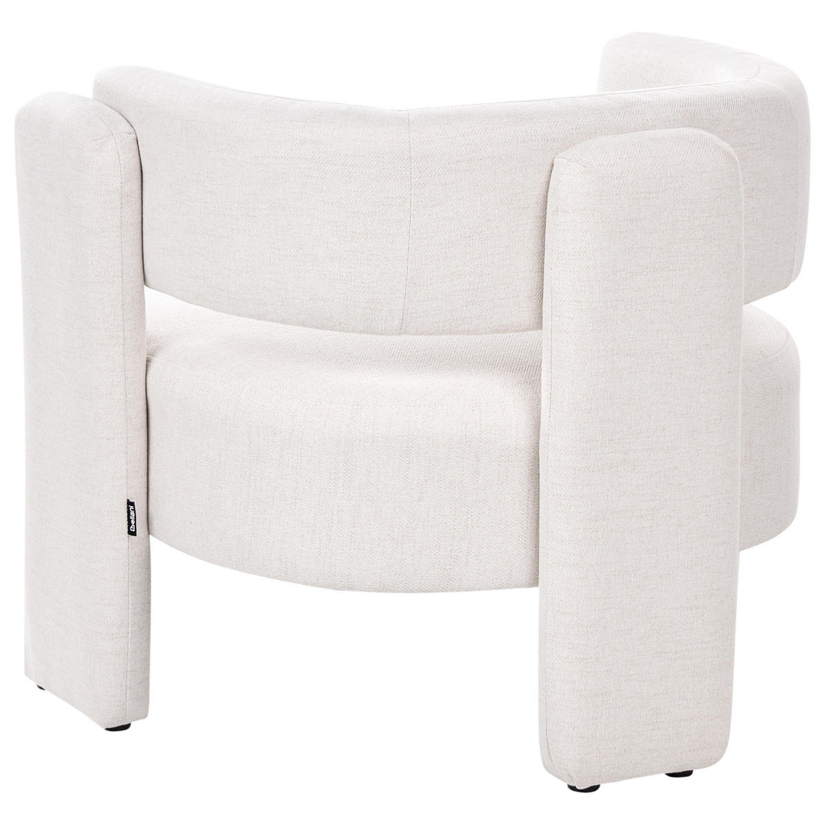 SESSEL Stoff Cremeweiß Maggeby - Weiß, Textil (79/69/69cm) - Beliani