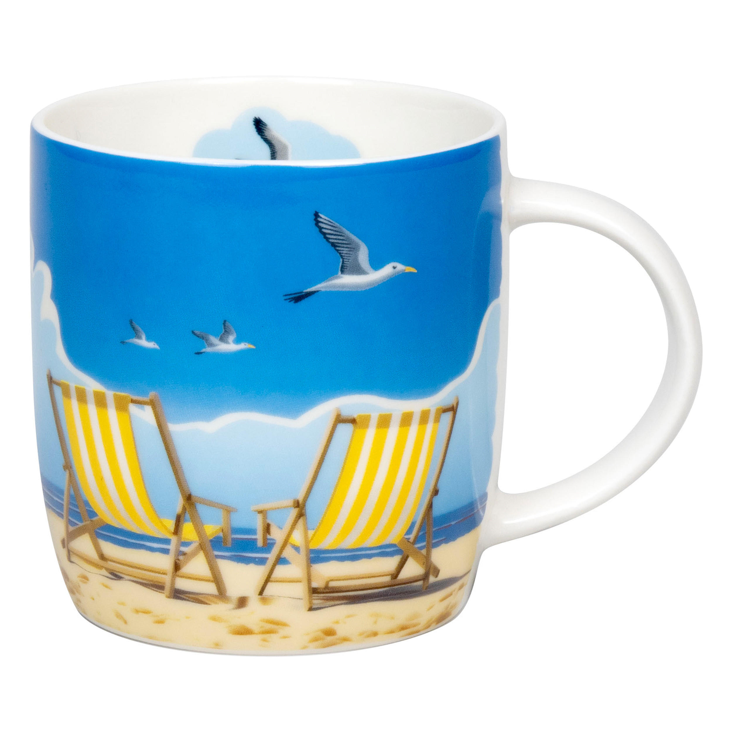 KAFFEEBECHER Loungechair - Naturfarben, Keramik (0.4L) - Könitz