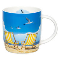 KAFFEEBECHER Loungechair - Naturfarben, Keramik (0.4L) - Könitz